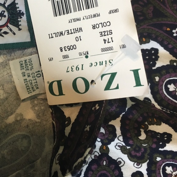 Izod Pants - Izod Vintage Paisley Shorts